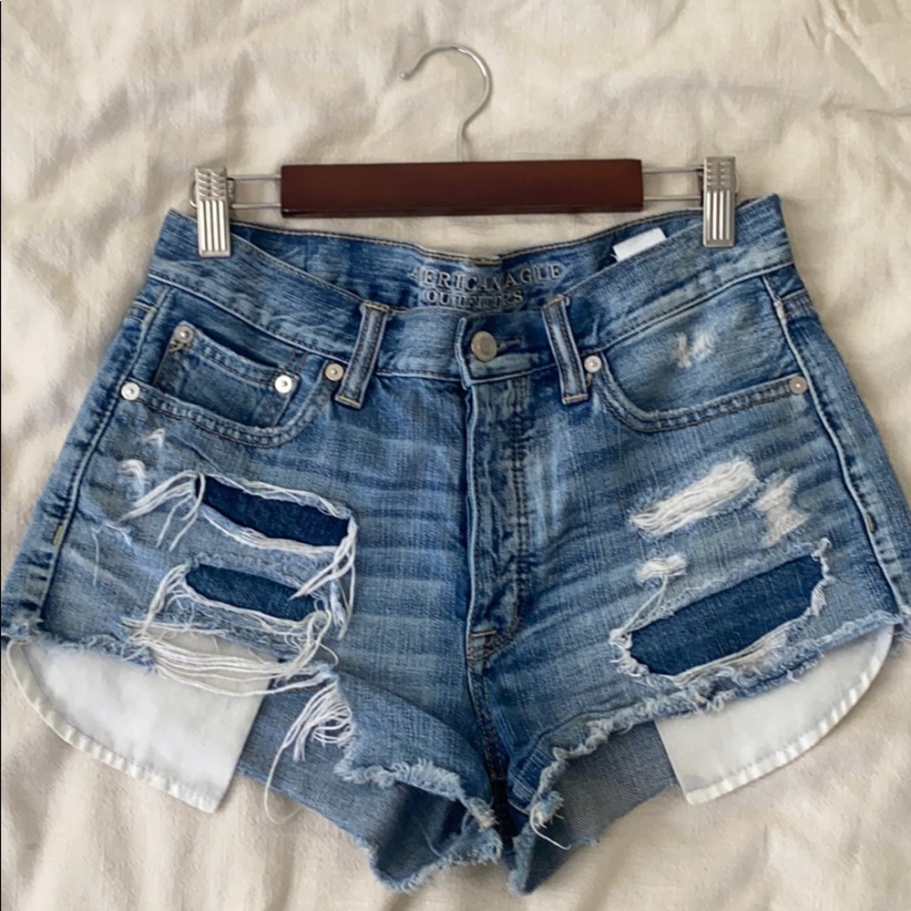 High rise shorts